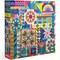 eeBoo Piece & Love: Sunshine Garden - 1000 Piece Puzzle - Adult Square Jigsaw, 23x23", Includes Image Reference Insert, Glossy High-Quality Pieces